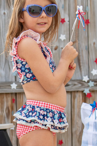 Firecracker Floral 3 Piece Swim