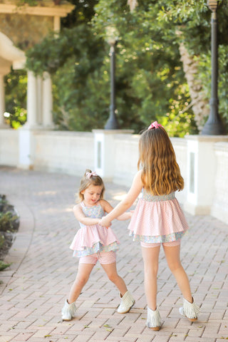 Springtime Blooms Tunic Set