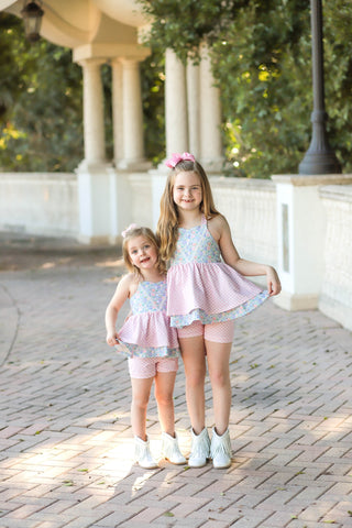 Springtime Blooms Tunic Set