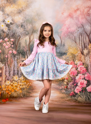 Springtime Blooms Twirl Dress Set