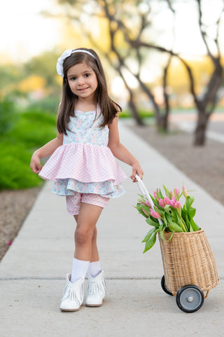 Springtime Blooms Tunic Set