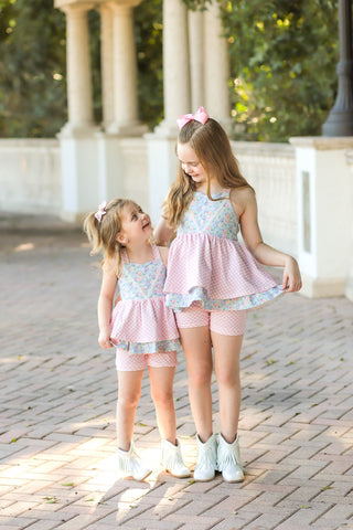 Springtime Blooms Tunic Set