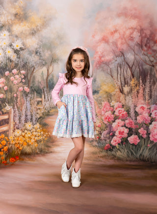 Springtime Blooms Twirl Dress Set