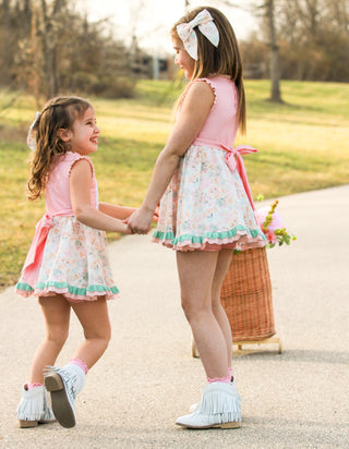 Fancy Florals Tunic Set