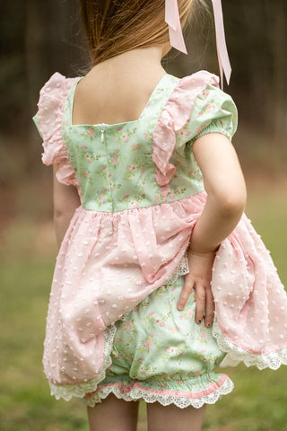 Teal Blossom Bliss Tunic Set