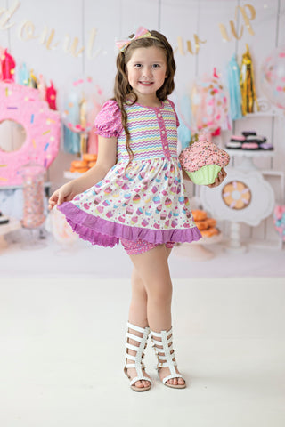 Cupcake Wishes Topped with Sprinkles Playwear **Pre-order ETA End of May**