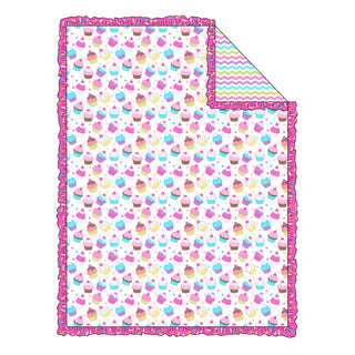 Cupcake Wishes Topped with Sprinkles Blanket **Pre-order ETA End of May**