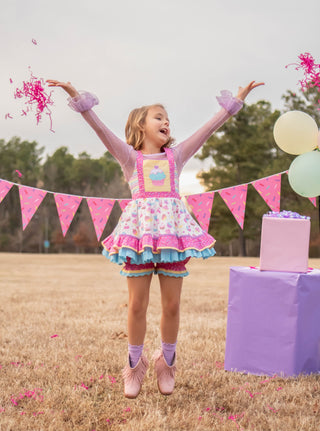 Cupcake Wishes Topped with Sprinkles Tunic Set **Pre-order ETA End of May**