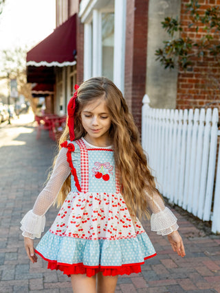 Cherry on Top Pinafore Set