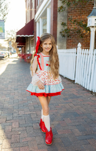 Cherry on Top Pinafore Set