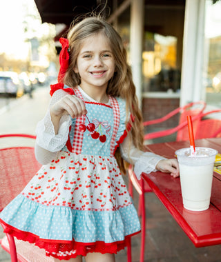 Cherry on Top Pinafore Set