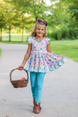 Falling for Teal 3 Piece Playset