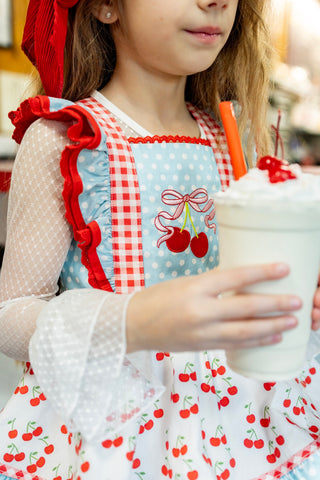 Cherry on Top Pinafore Set