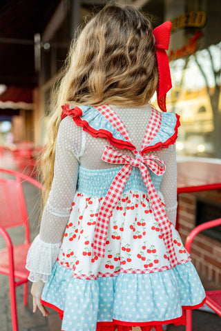 Cherry on Top Pinafore Set