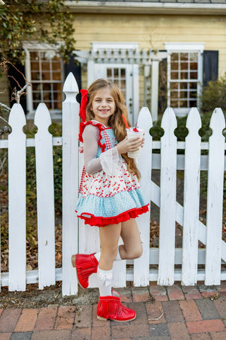 Cherry on Top Pinafore Set