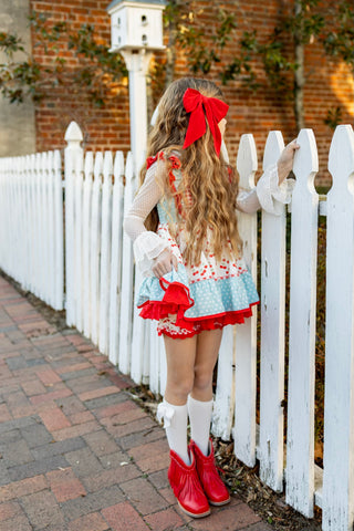 Cherry on Top Pinafore Set