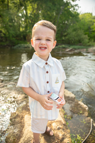 Nautical Charm Boys Shirt