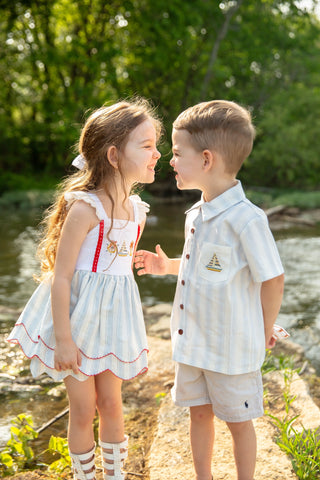 Nautical Charm Boys Shirt