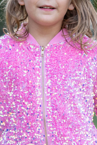 Pink Sequin Jacket