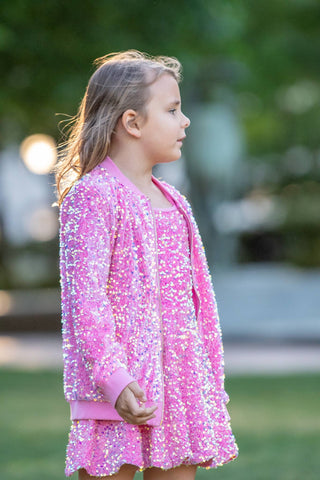 Pink Sequin Jacket