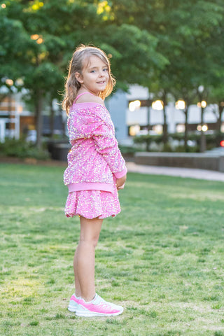Pink Sequin Jacket