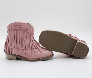 Pink Cowgirl Boots-RTS
