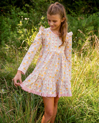 Blushing Pumpkins Twirl Dress **Pre-order ETA end of October**