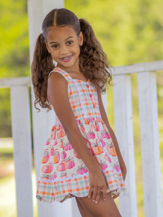 Plaid About Pumpkins Scalloped Tunic Set **Pre Order ETA Mid October**