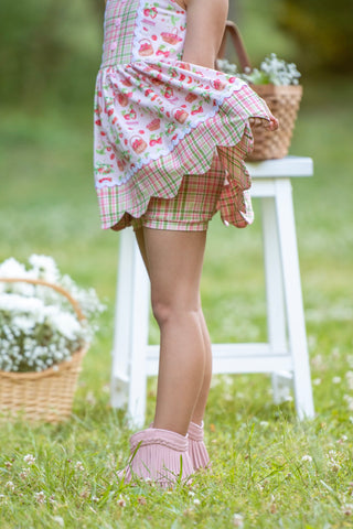 Strawberry Harvest Scalloped Tunic **Ready to Ship allow 7-10 days**