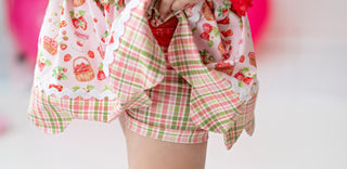Strawberry Harvest Scalloped Tunic **Ready to Ship allow 7-10 days**