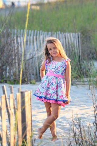 Turtle Pinafore Set