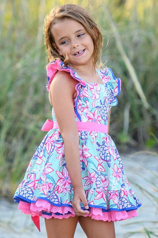 Turtle Pinafore Set