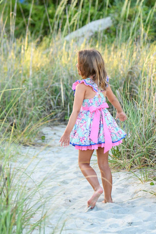 Turtle Pinafore Set