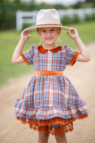Cinnamon Sapphire Couture Dress **Pre Order ETA Mid October**