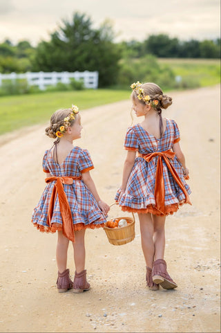 Cinnamon Sapphire Couture Dress **Pre Order ETA Mid October**
