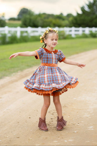 Cinnamon Sapphire Couture Dress **Pre Order ETA Mid October**