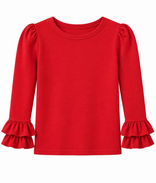 Merry Little Ruffles Top**Pre-order ETA mid November**