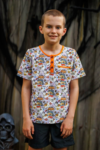 Steamboat Mickey Halloween Boy Shirt