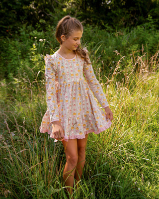 Blushing Pumpkins Twirl Dress **Pre-order ETA end of October**