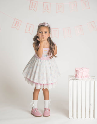 Pink Confetti Cake Couture Dress **Pre-Order ETA mid January**