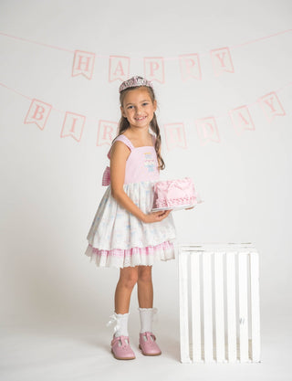 Pink Confetti Cake Couture Dress **Pre-Order ETA mid January**
