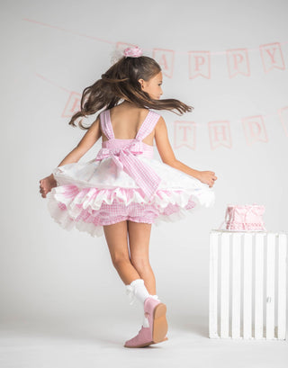 Pink Confetti Cake Couture Dress **Pre-Order ETA mid January**