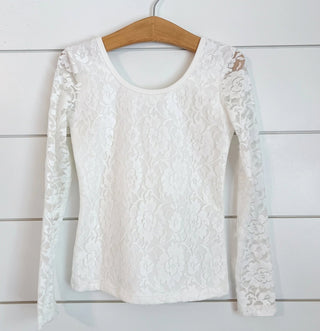 Lace Layering Top Cotton Bodice (White) **Pre-Order ETA mid January**