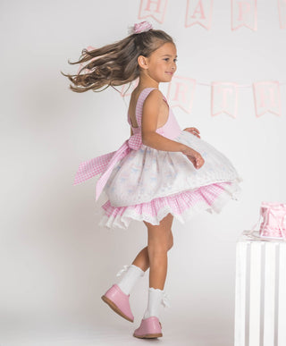 Pink Confetti Cake Couture Dress **Pre-Order ETA mid January**