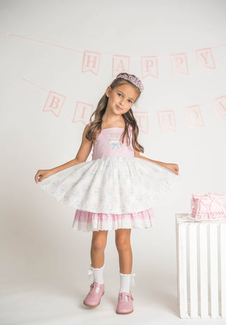 Pink Confetti Cake Couture Dress **Pre-Order ETA mid January**
