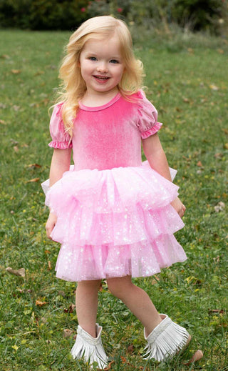 Starbright Velvet Tulle Dress Set