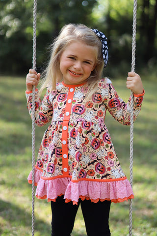 Pink Jack O Lantern Playset- Ready to Ship