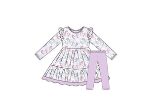 Glimering Unicorn Dream Twirl Dress Set **PRE-ORDER ETA 8 WEEKS**