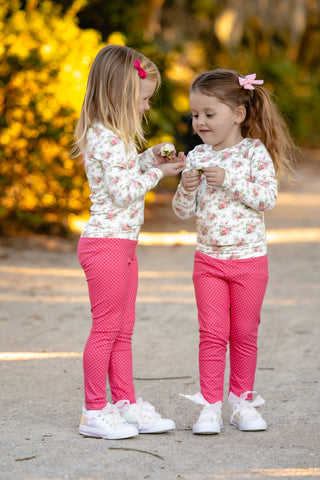 Rosy Boquet Bliss Activewear Set-LS