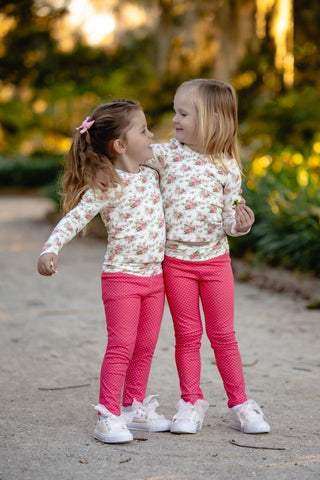 Rosy Boquet Bliss Activewear Set-LS